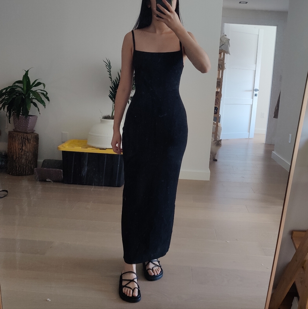 COS Black Knit Dress